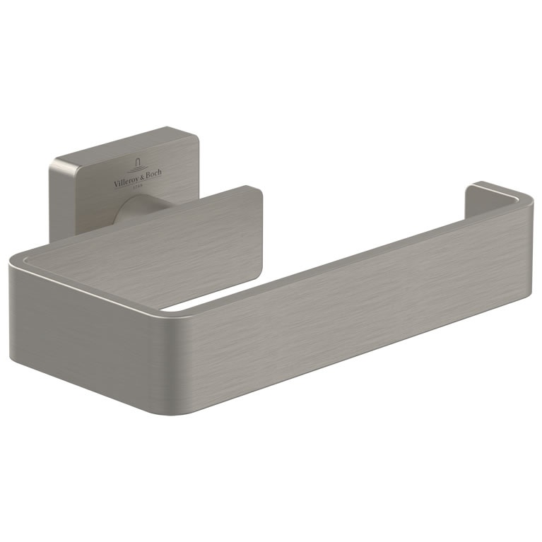 V&B Elements Striking Nickel Toilet Roll Holder Sanctuary Bathrooms